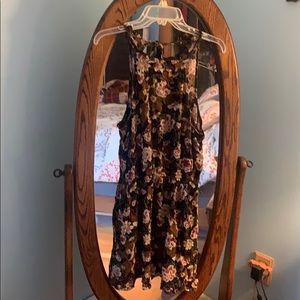Floral halter dress
